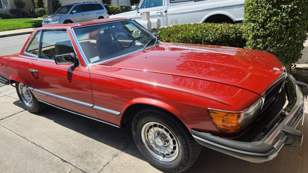 1980 Mercedes Benz 450SL - Red